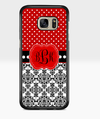 Red Monogram Destash Samsung Case