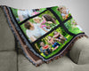 Nine Panel Photo Throw Blanket