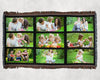 Nine Panel Photo Throw Blanket